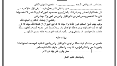 محضر اثبات حالة